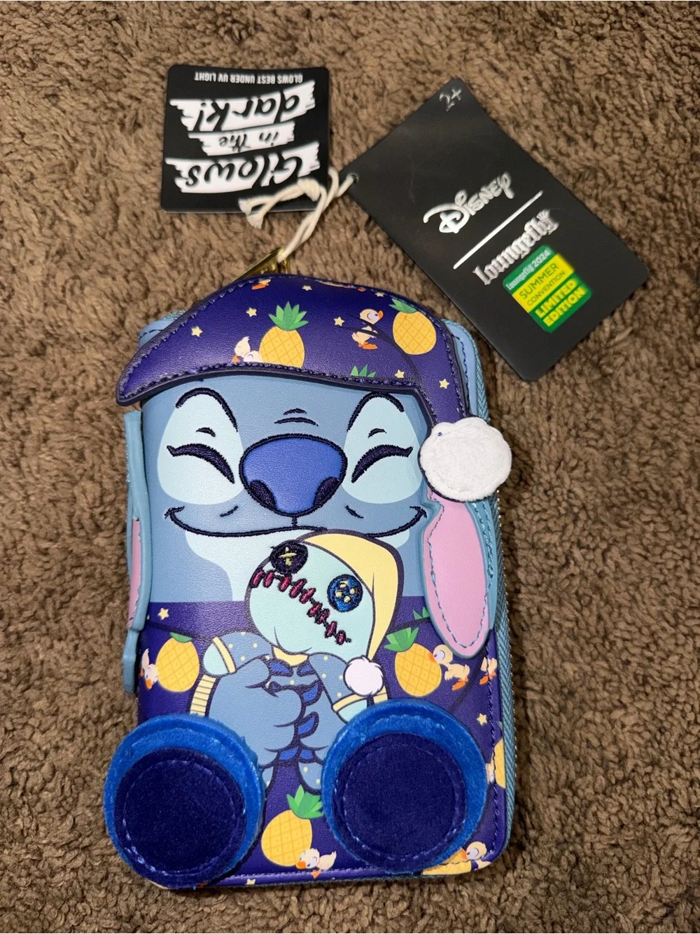 Disney loungefly glow in the dark stitch limited edition 2024